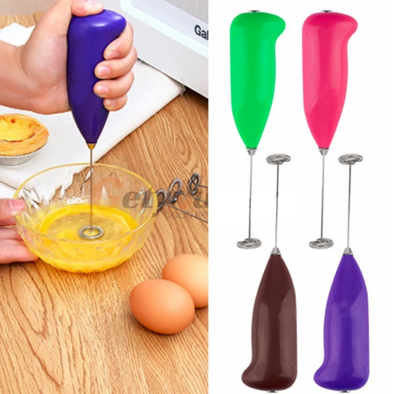 1 шт. Миксер для кофе молока напитков Электрический взбиватель пенообразователь