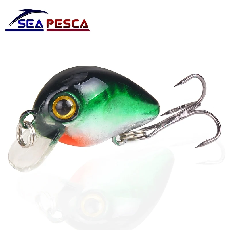 SEAPESCA мини Кривошипные воблеры 3 см 1 6 г искусственная жесткая приманка рыболовные
