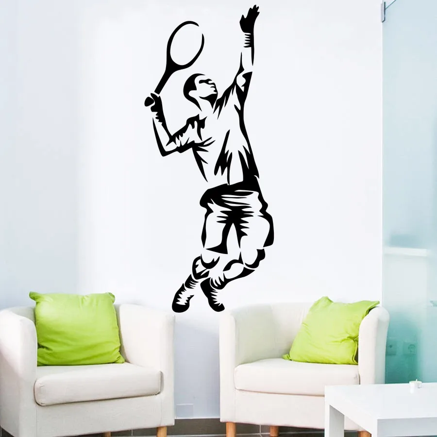 YOYOYU теннисные Спортивные виниловые наклейки на стену Гостиная wall art Наклейки
