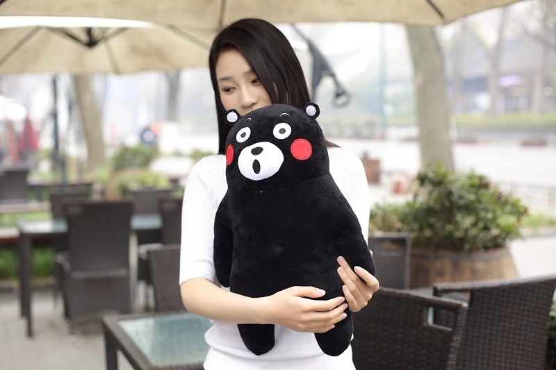 Kawaii японский талисман Кумамон Медведь плюшевые куклы игрушки для детей подарок на день рождения милые Кумамон чучело кукла 10 см/30 см/50 см