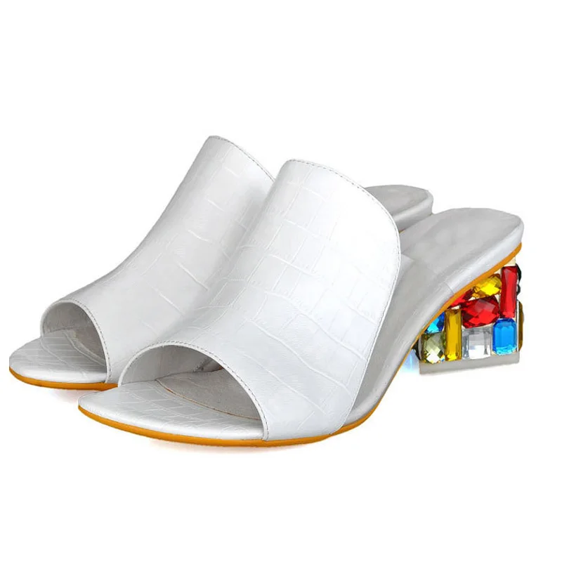 Стразы женские сандалии на каблуках из искусственной кожи 2021 модная сексуальная