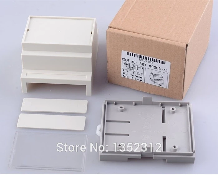10 шт./лот PLC промышленные коробки din rail корпус пластиковый Электрический