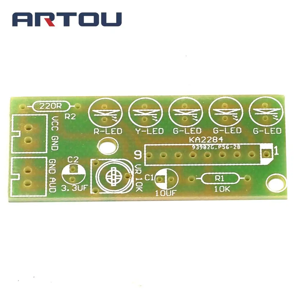 1 комплект DIY Kit KA2284 набор индикаторов уровня звука электронные детали 5 мм красный