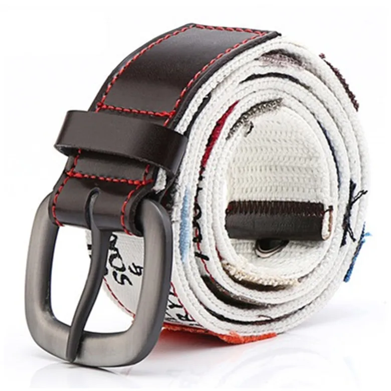 2017 Weave canvas belt men military workout Casual Jeans Brand Belt Young student needle Buckle-Belt Male Tactical waist | Аксессуары