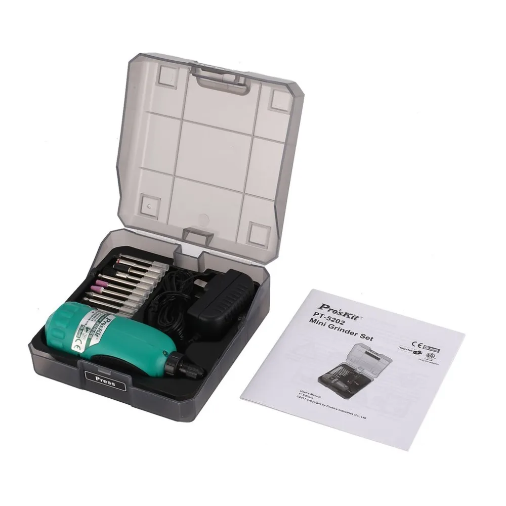 Pro'skit PT 5202F Точильщик гравировка по дереву перо электродрель Ротари водитель