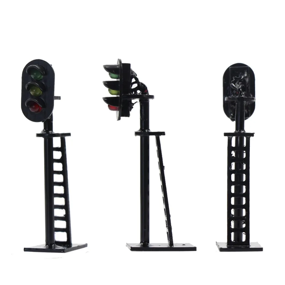 Evemodel 5 шт. модель железной дороги N масштаб 1:160 блочные сигналы Зеленый Желтый