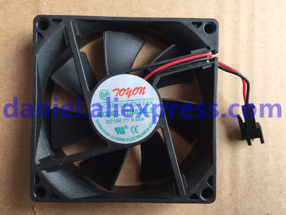 Новый оригинальный бесшумный вентилятор TD8020LS 12 В 0 08a 8 см для питьевой воды 80*80*20