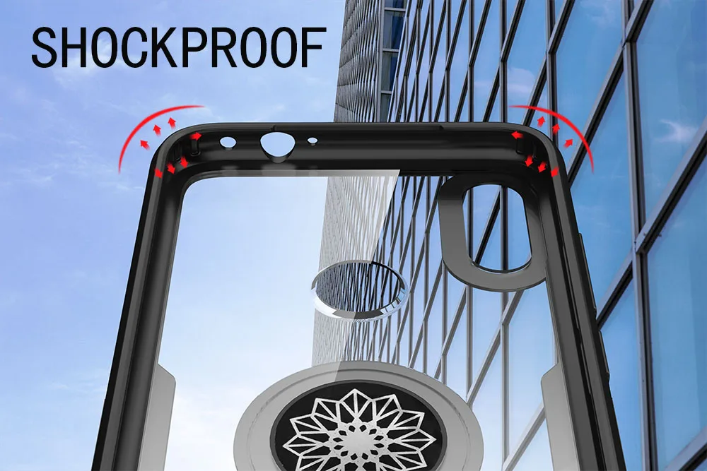 Для Xiaomi Redmi Note 7 Redmi Note7 Pro прозрачный Магнитный чехол-держатель для Xiaomi Redmi 7 Чехол-держатель с кольцом чехол s