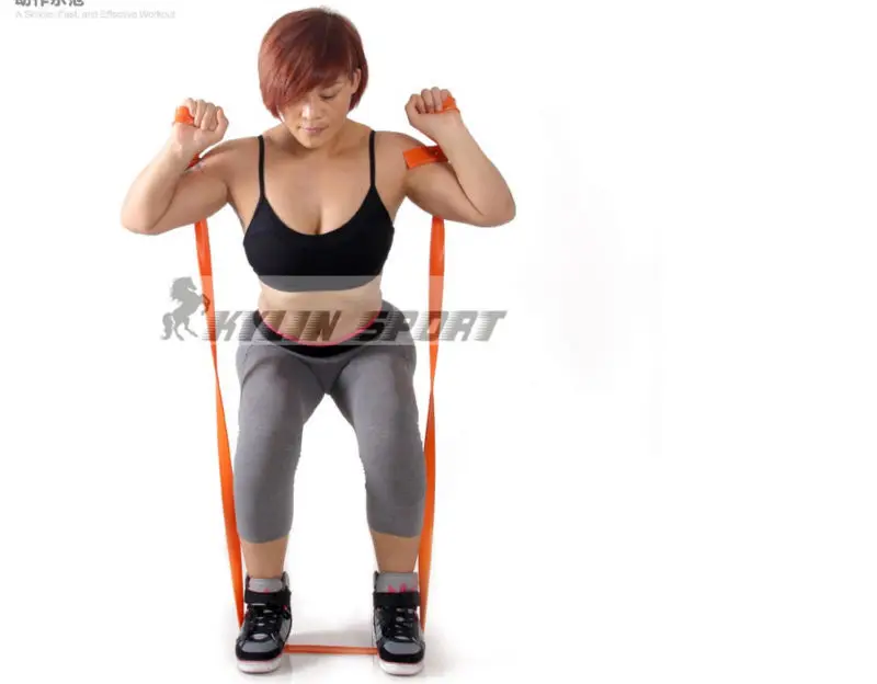 Лента эспандер длиной 10 м красная лента Эспандер для упражнений на растяжение с