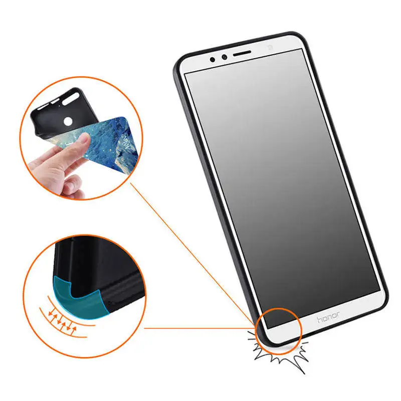 Чехол для Huawei Y6 Prime 2018 мягкая задняя крышка из ТПУ чехол телефона ATU-L31 ATU-L42 Y 6