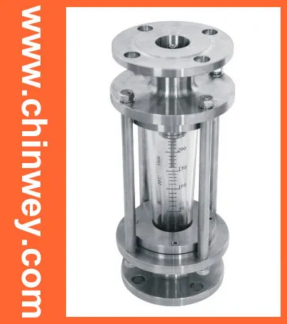 DN40 LZB stainless steel glass rotameter, nitric acid corrosion resistant  flow meter  for liquid and gas.