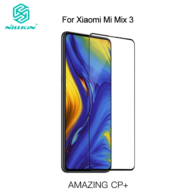 2.5D HD Tempered Glass For Xiaomi Mi Mix 3 Nillkin CP+ Full cover Screen Protector Mix3 Protective Film 6.39&quot | Мобильные