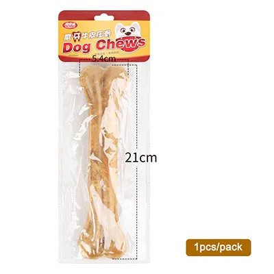 8inch 1pcs Товары для домашних животных игрушки для собак жевательные кожные кости собаки жевательные закуски 8 размеров натуральные прочные жевательные игрушки для собак для агрессивных жевателей - Цвет: 8inch 1pcs