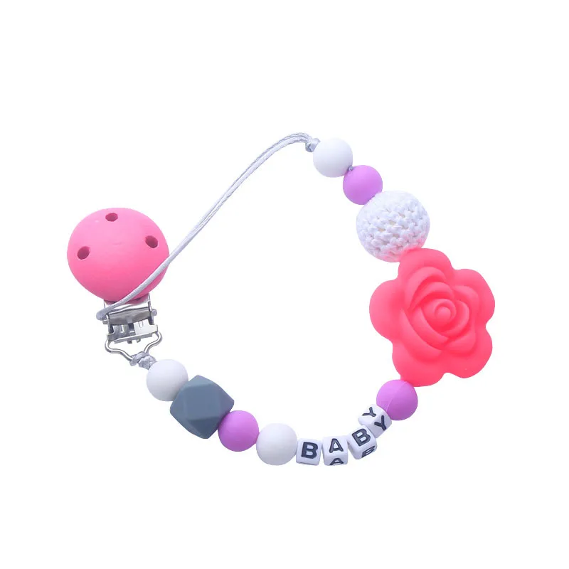 Силиконовая цепочка для прорезывания зубов 5 цветов|Шнурки и чехлы сосок| |