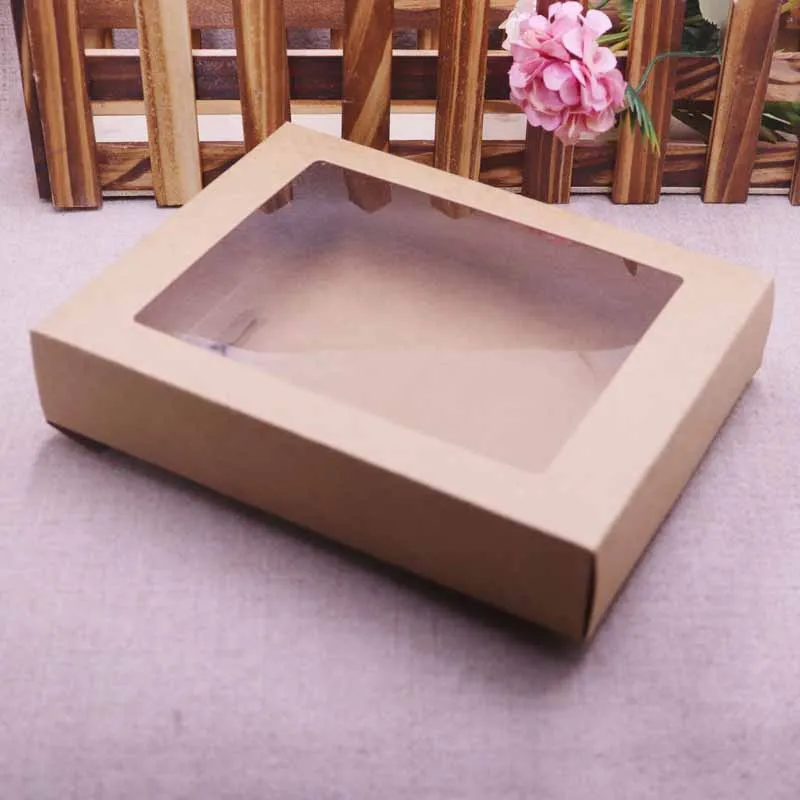 10 шт Новый DIY винтажная цветная подарочная коробка из крафт бумаги упаковка с