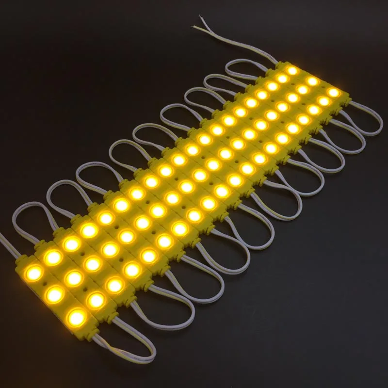 50 шт. Водонепроницаемый IP65 SMD2835 3 светодиодный s модуль DC12V подсветка освещение
