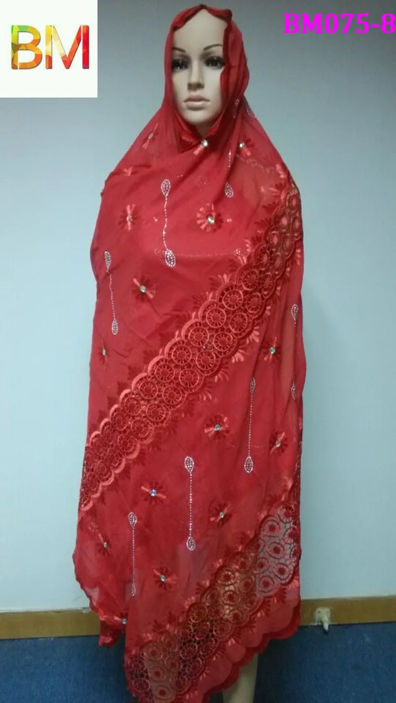 Королевский синий шарф! Новинка африканские шарфы 2019 мусульманский женский шарф