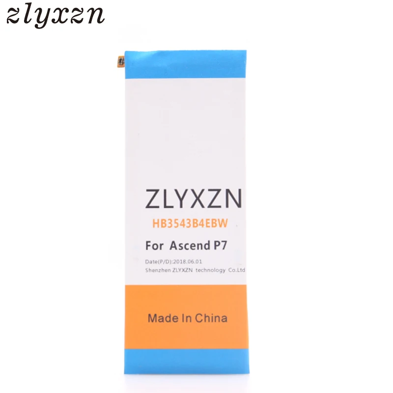 100% Новый оригинальный zlyxzn 4100 мА/ч HB3543B4EBW Аккумулятор для Huawei Ascend P7 L00 L05 L07 L09 L10