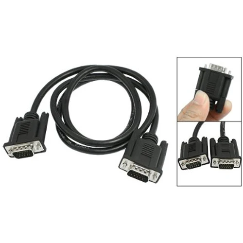 2016 новый ПК компьютер папа-папа 15 Pin VGA M/M кабель шнур черный 1 0 м |