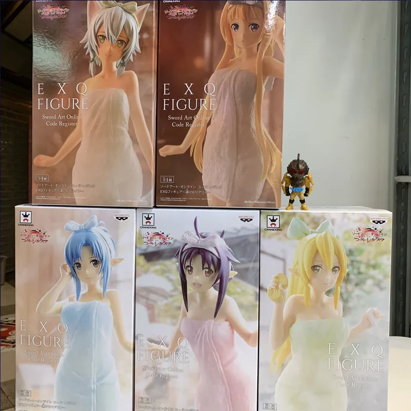 5 стилей Оригинальная фигурка серии EXQ меч искусство онлайн девушки Asuna Leafa Yuuki if