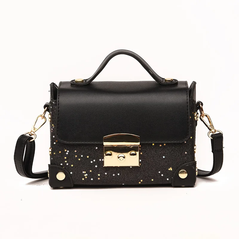 2018 new star блестками сумка Для женщин Мода Сияющий сумки женские панелями Crossbody