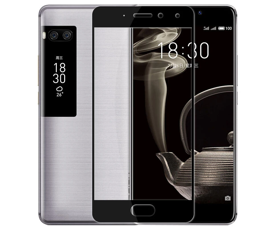 Закаленное стекло для Meizu Pro 7 защита экрана полное покрытие 3D пленка с изогнутыми