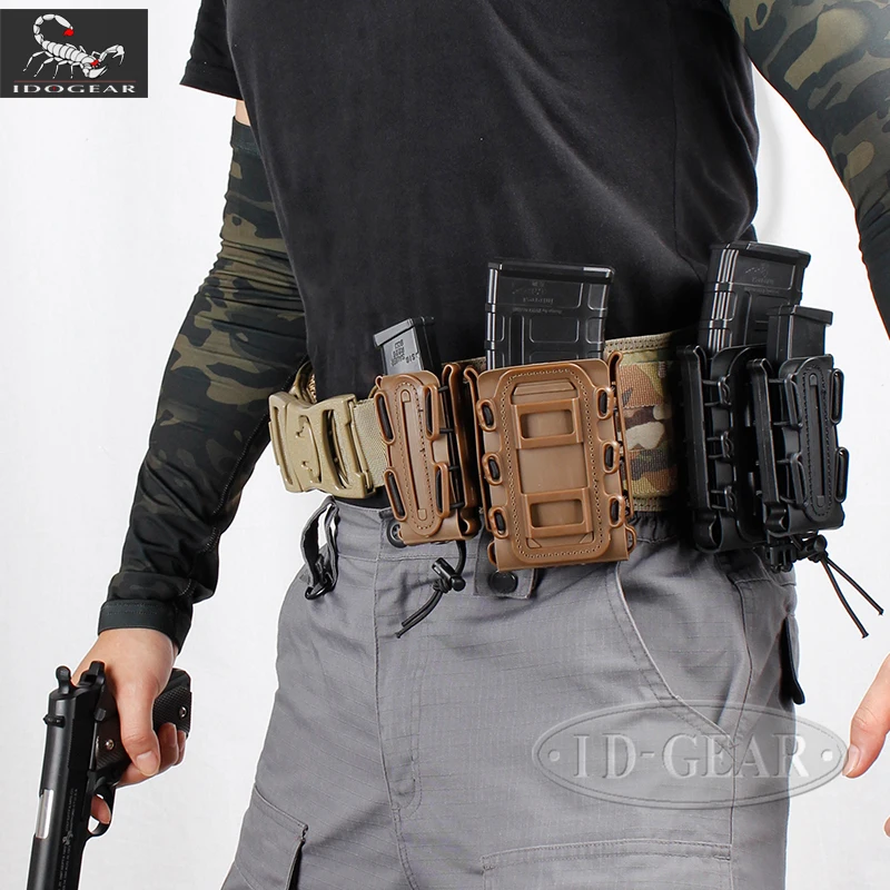 IDOGEAR Молл пистолет Mag военный Журнал Сумка Набор кобура Fastmag Зажим для ремня