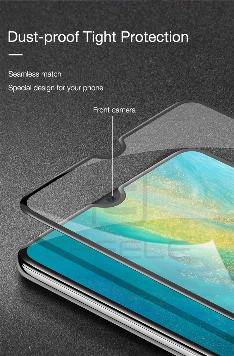 CAFELE Защита экрана для huawei mate 20 pro 6D закаленное стекло 9H HD чистое полное покрытие защитная пленка