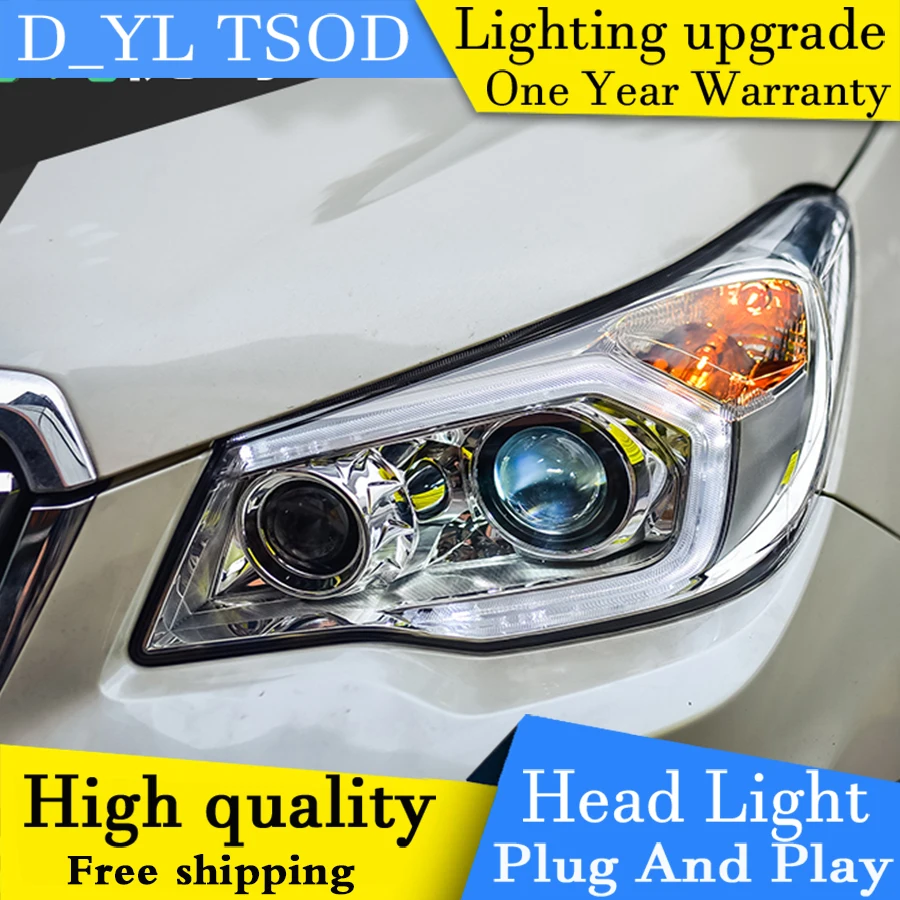 DY_L стайлинга автомобилей головной лампы чехол для Toyota RAV4 2013-2016 светодиодный