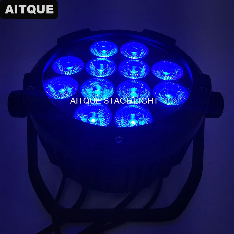 للبيع (8 الكثير/حالة) الزفاف 12x10w الاسمية Led Rgbw Led الاسمية شقة Ip 65 10 واط للماء في الهواء الطلق Led الاسمية ضوء Ip65 Flycase