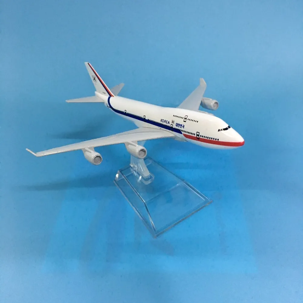 JASON TUTU модель самолета литой металл 1:400 16 см Модель Корея номер 1 Boeing 747 самолет