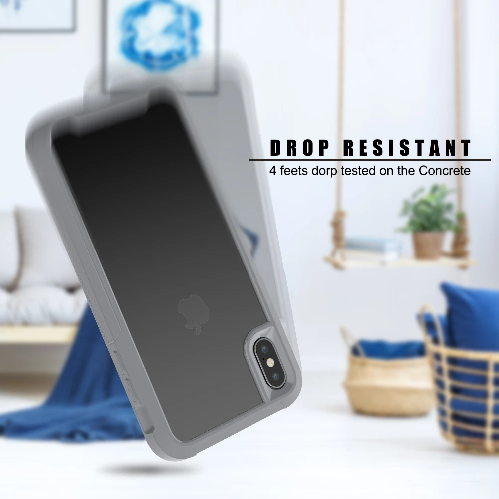 PC+ TPU военный амортизирующий чехол для iPhone 11Pro X XR XS Max прозрачный ультратонкий защитный чехол для 6 6s 7 8 Plus