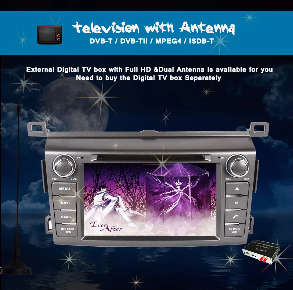 2DIN HD 1024*600 Android 9,0 Восьмиядерный 4 Гб ram автомобильный dvd-плеер для Toyota RAV4 RAV 4 2013- gps навигация радио магнитофон