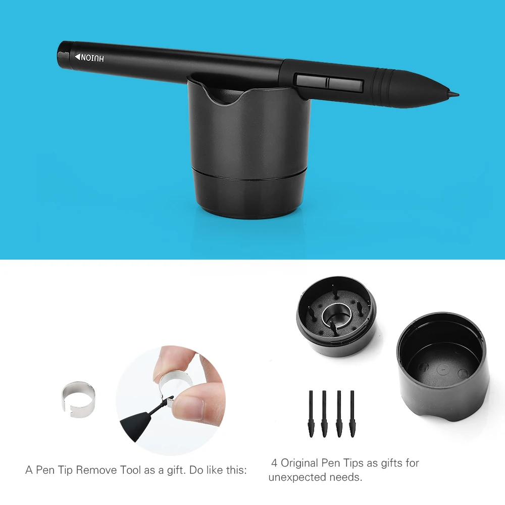 2 ручки Huion New 1060 Plus графический планшет с sd-картой 8G 12 Express Key + Защитная пленка 15