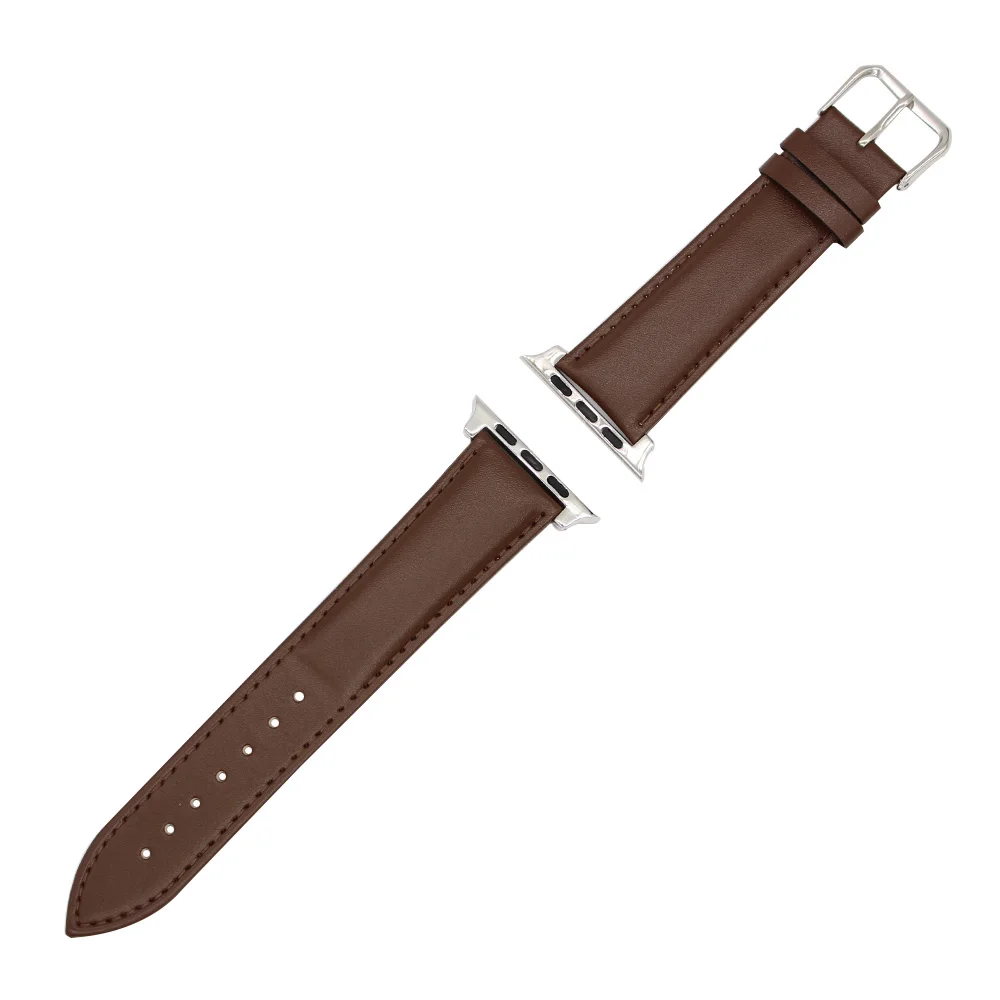 Ремешок из натуральной телячьей кожи для iWatch Apple Watch 38 мм 42 ремешок браслет с