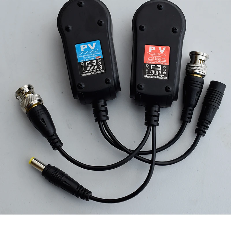 5 мегапиксельная HD пассивная передача данных и аудио Balun RJ45 конвертер связи для