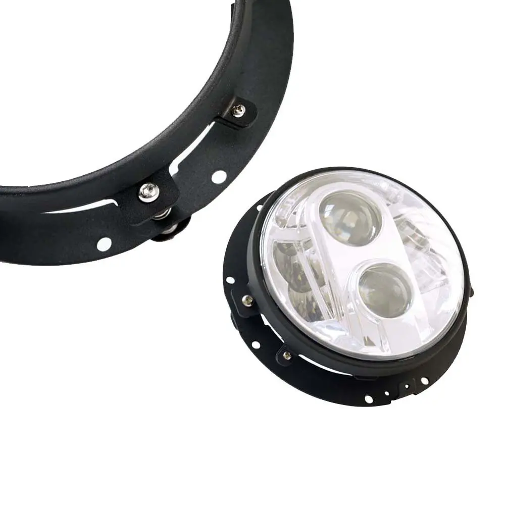 Хром 7 &quotдюймовый Moto HID LED Монтажное кольцо для фары кронштейн туринга 1994 2013