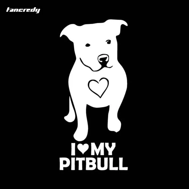 Наклейки для мотоцикла I LOVE MY PITBULL 3D 7 х14 5 см 0312|car body|3d car decalsmotorcycle decals |