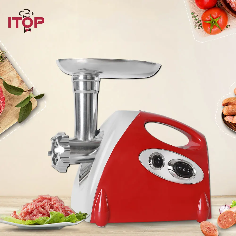 ITOP электрическая кухонная мясорубка измельчитель & Колбаса Stuffer бытовая машина