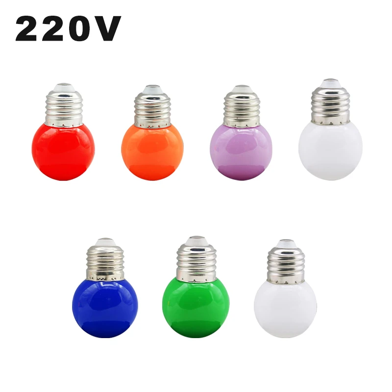 6 шт./лот 220 V E27 светодиодный Красочные лампы SMD2835 энергосберегающая лампа для