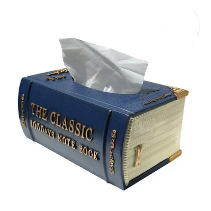 Коробка для салфеток из смолы в скандинавском стиле лоток книг на английском