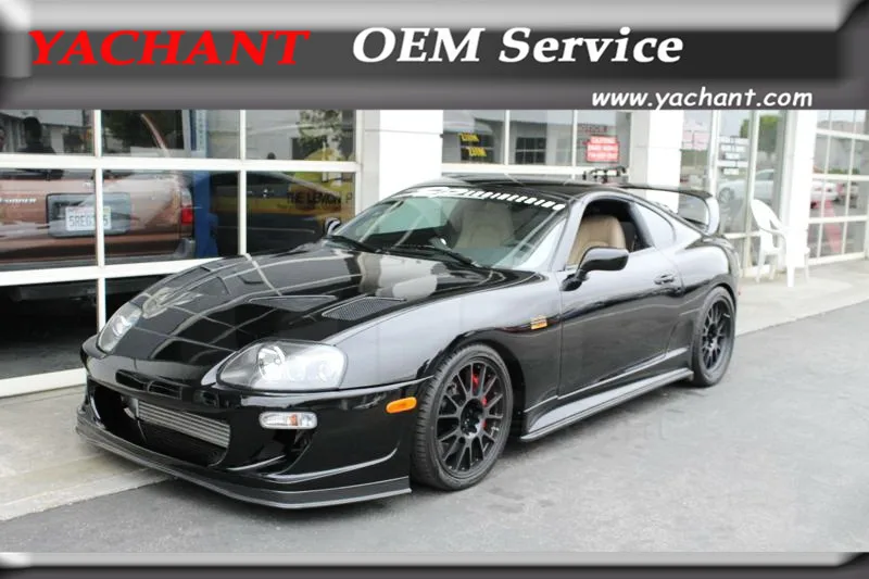 Стайлинг автомобиля СТЕКЛОВОЛОКНО FRP передний бампер подходит для 1993-1998 MK4 MKIV RDX