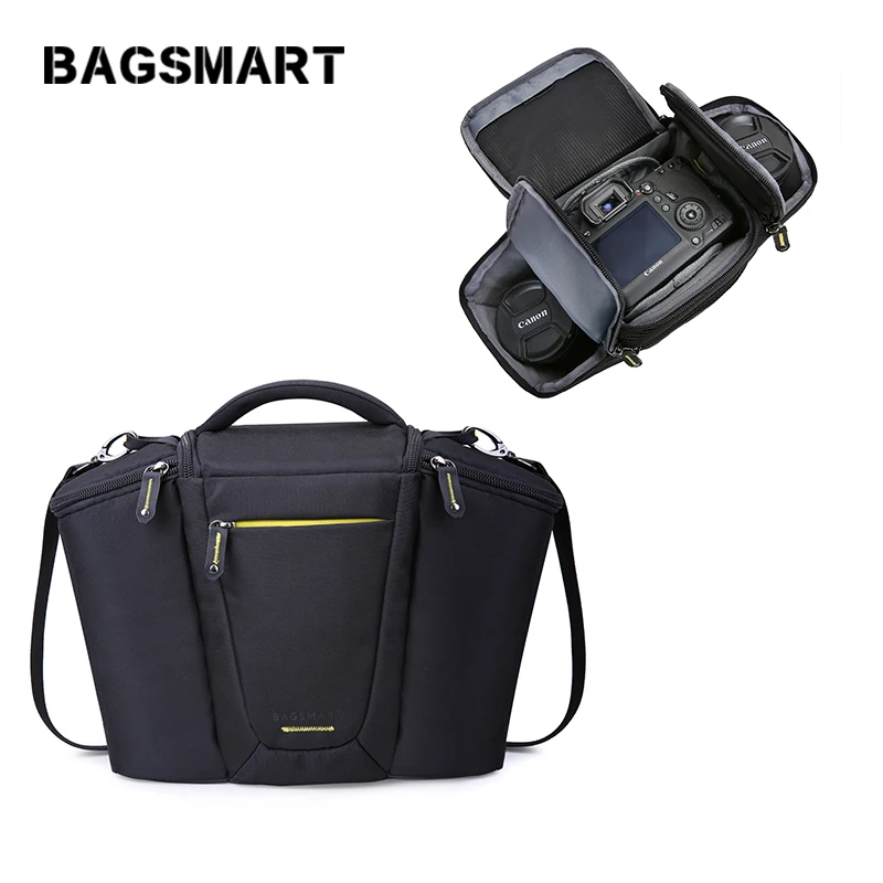 Сумка мессенджер BAGSMART для цифровой зеркальной камеры/DSLR компактный чехол