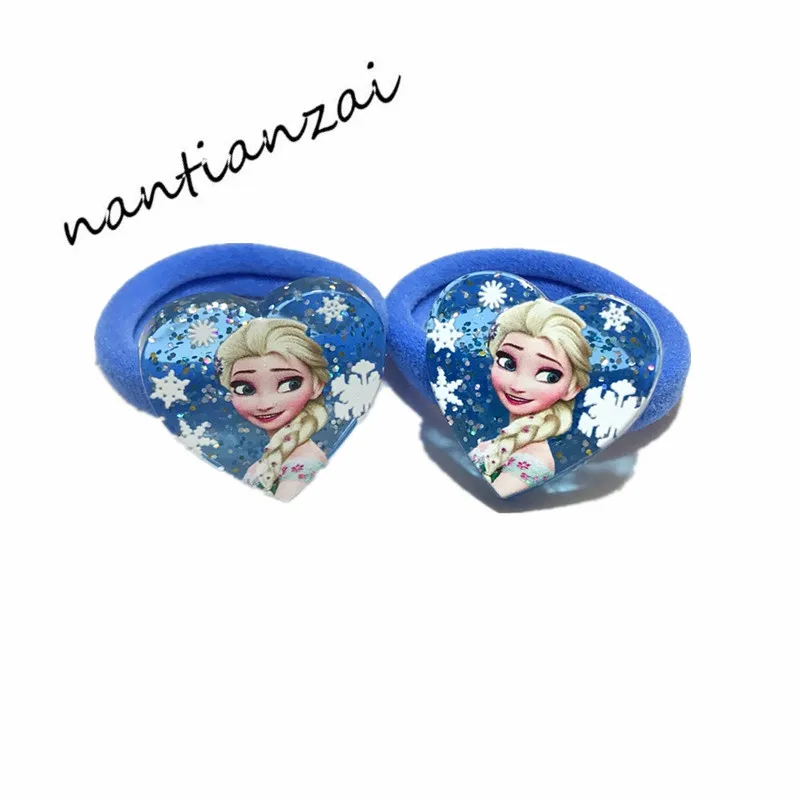 1 пара = 2 шт. девочки милые Мультяшные аксессуары для волос Эльза Анна Принцесса