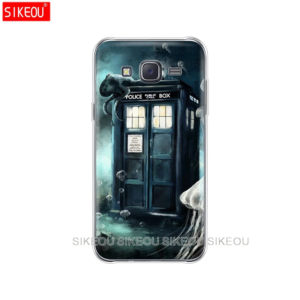 Силиконовый чехол для телефона Samsung Galaxy J1 J2 J3 J5 J7 MINI 2016 2015 prime Tardis Box Doctor Who|Бамперы| |