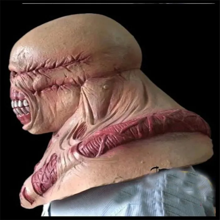 Бесплатная доставка Хэллоуин/Карнавал вечерние ужас скелет маска головы зомби