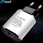 Универсальное зарядное устройство USB с европейской вилкой, двойное портативное зарядное устройство для iPhone7 8 6 6S Samsung s8 s9 Huawei xiaomi, адаптер зарядного устройства