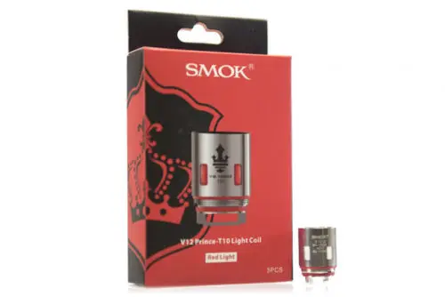 Электронная сигарета Original SMOK TFV12 принц T10 красный свет катушка 0.12ohm головка