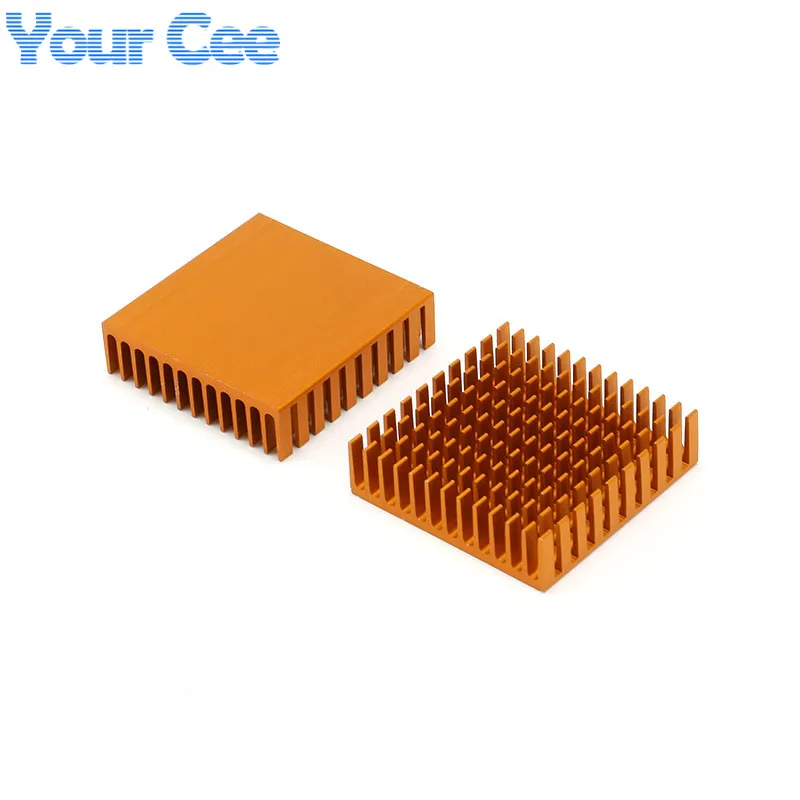 Радиатор охлаждения алюминиевый 40*40*11 мм 1 шт.|cooler coil|cooler mastersink plastic |