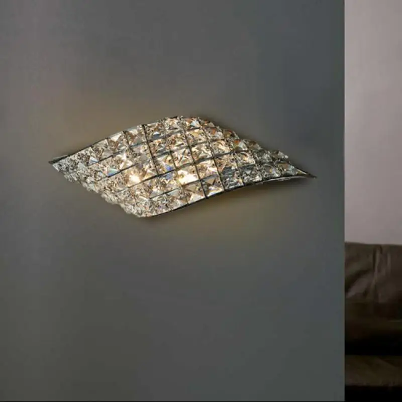 Свадебные Led алмаз Хрустальное настенное бра светодиодное освещение для лестниц